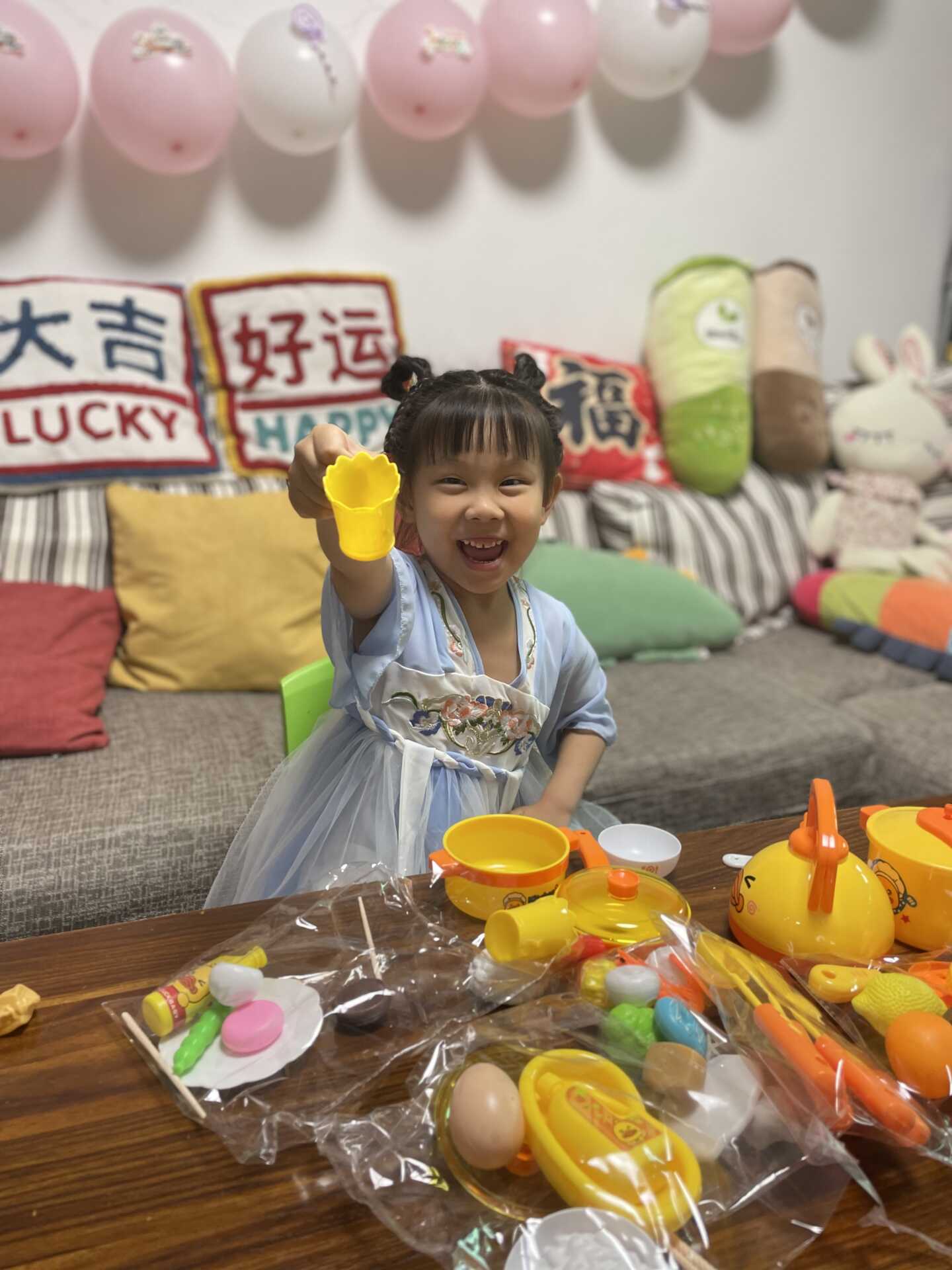 妞妞5岁啦，我亲爱的宝贝